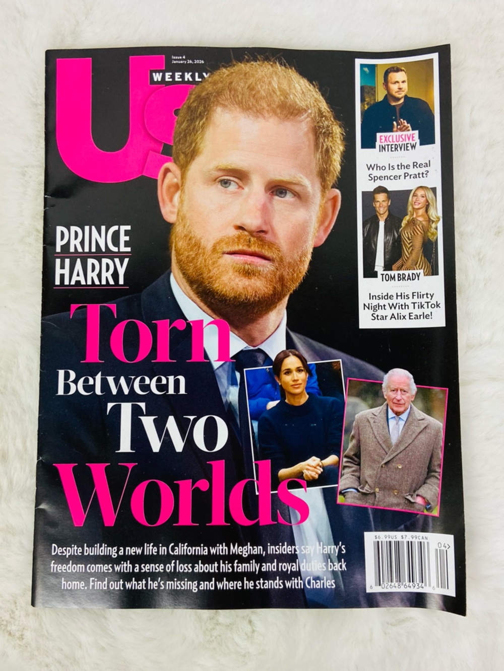 Us Weekly Magazine - Prince Harry torn between two words Cover